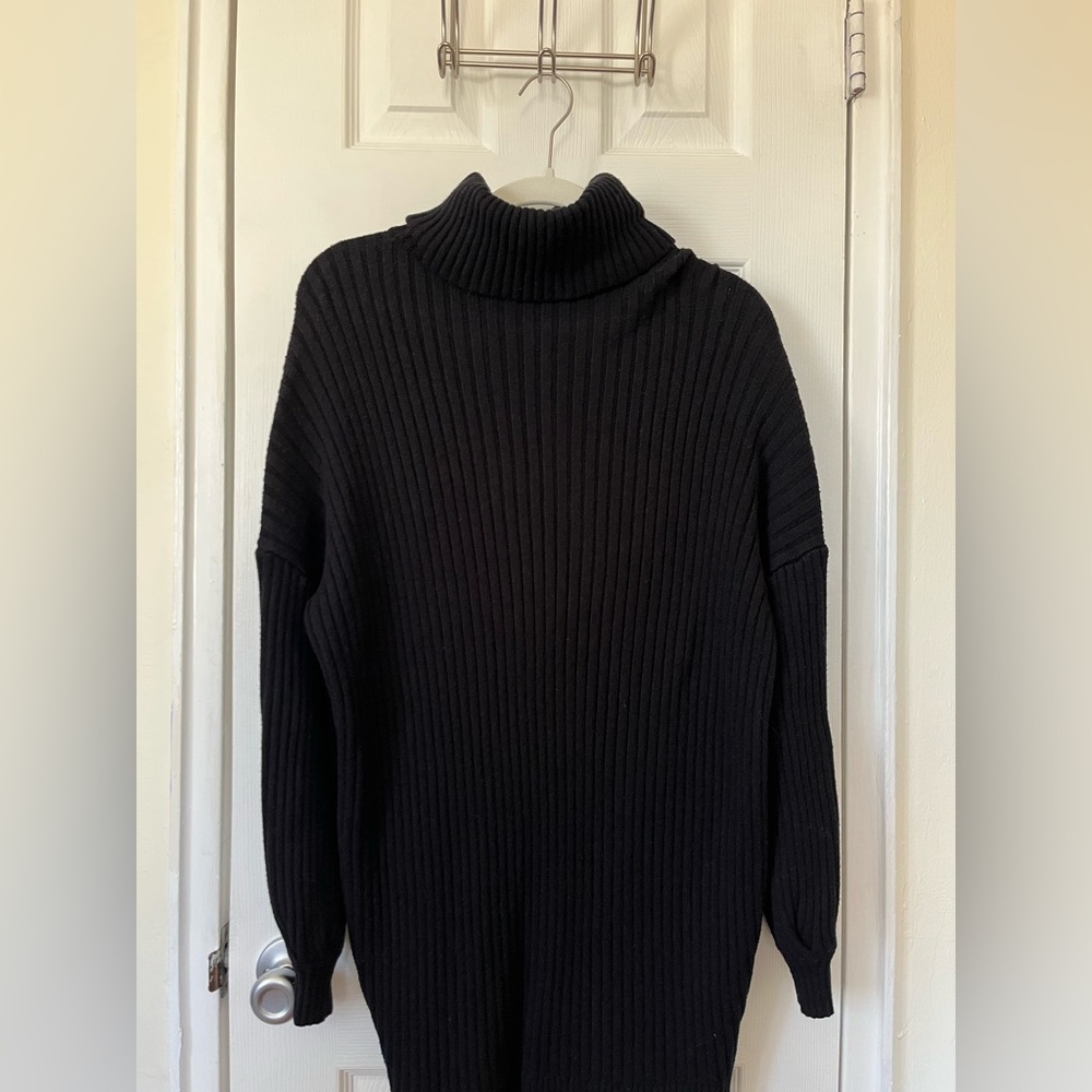 Turtleneck Sweater Dress